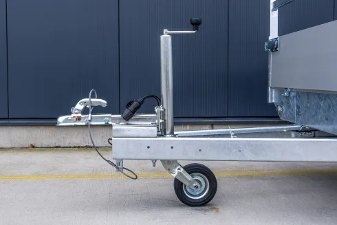 Retractable jockey wheel (Ø 60 mm)