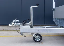 Retractable jockey wheel (Ø 60 mm)